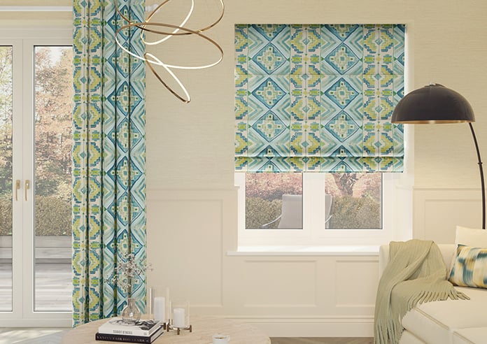 Explorer, Inca - Motorised Roman Blind - Image 3